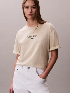 Calvin Klein Oversized Logo-T-Shirt^Damen T-shirts & Tops