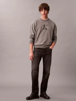 Calvin Klein Oversized Monogramm-Sweatshirt^Herren Hoodies & Sweatshirts