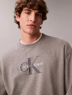 Calvin Klein Oversized Monogramm-Sweatshirt^Herren Hoodies & Sweatshirts