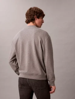 Calvin Klein Oversized Monogramm-Sweatshirt^Herren Hoodies & Sweatshirts