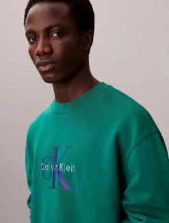 Calvin Klein Oversized Monogramm-Sweatshirt^Herren Hoodies & Sweatshirts