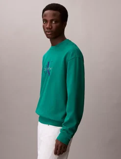 Calvin Klein Oversized Monogramm-Sweatshirt^Herren Hoodies & Sweatshirts