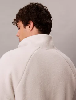 Calvin Klein Oversized Sweatshirt mit halbem Reißverschluss^Herren Hoodies & Sweatshirts