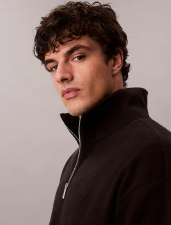 Calvin Klein Oversized Sweatshirt mit halbem Reißverschluss^Herren Hoodies & Sweatshirts