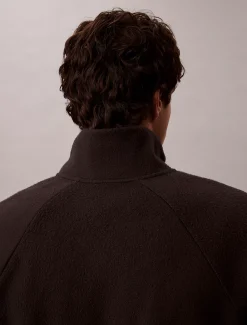 Calvin Klein Oversized Sweatshirt mit halbem Reißverschluss^Herren Hoodies & Sweatshirts