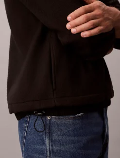 Calvin Klein Oversized Sweatshirt mit halbem Reißverschluss^Herren Hoodies & Sweatshirts