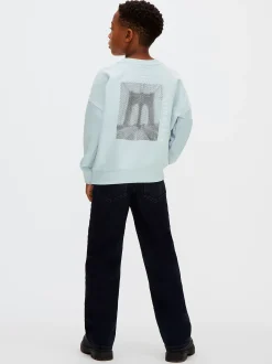 Calvin Klein Oversized Sweatshirt mit Print auf der Rückseite^Kinder Hoodies & Pullover|Kleidung