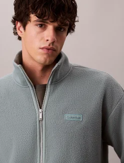 Calvin Klein Oversized Sweatshirt mit halbem Reißverschluss^Herren Hoodies & Sweatshirts