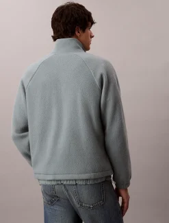 Calvin Klein Oversized Sweatshirt mit halbem Reißverschluss^Herren Hoodies & Sweatshirts