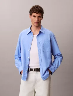 Calvin Klein Oxford-Baumwollhemd^Herren Hemden & Poloshirts
