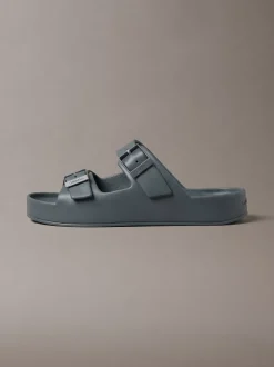 Calvin Klein Paco - Sandalen mit konturierter Schnalle^Herren SandalenFrisch Eingetroffen