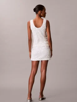 Calvin Klein Pailletten-Minirock^Damen Kleider & Röcke