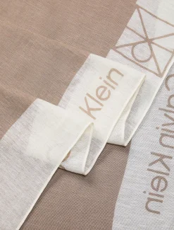 Calvin Klein Pareo-Schal aus Leinenmischung^Damen Schals & Handschuhe