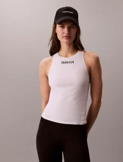 Calvin Klein Performance Gym-Tanktop aus Mesh mit Racerback^Damen Tops & T-shirts|T-shirts & Tops