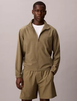 Calvin Klein Performance-Windbreaker mit Reißverschluss^Herren Jacken & Pullovers|JackenFrisch Eingetroffen