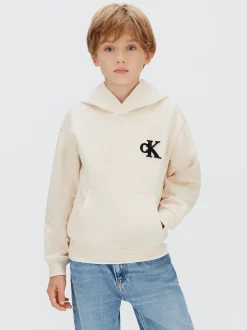 Calvin Klein Piqué-Hoodie^Kinder Hoodies & Pullover|Kleidung