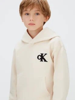 Calvin Klein Piqué-Hoodie^Kinder Hoodies & Pullover|Kleidung