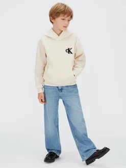 Calvin Klein Piqué-Hoodie^Kinder Hoodies & Pullover|Kleidung