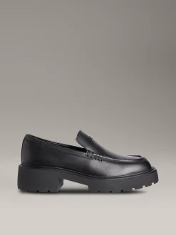 Calvin Klein Plateau-Loafers aus Leder^Damen Flache Schuhe