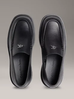 Calvin Klein Plateau-Loafers aus Leder^Damen Flache Schuhe
