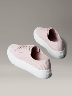 Calvin Klein Plateau-Sneakers aus Kordsamt^Damen SneakerFrisch Eingetroffen