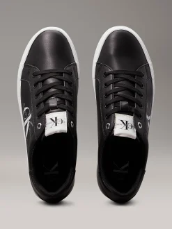 Calvin Klein Plateau-Sneakers aus Leder^Damen SneakerFrisch Eingetroffen