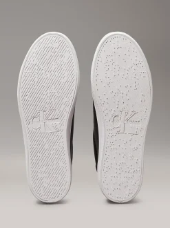 Calvin Klein Plateau-Sneakers aus Leder^Damen SneakerFrisch Eingetroffen