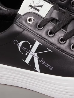 Calvin Klein Plateau-Sneakers aus Leder^Damen SneakerFrisch Eingetroffen