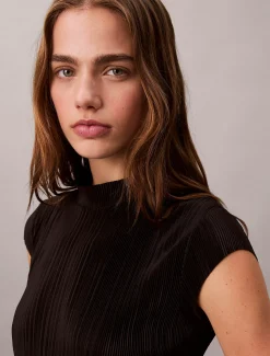 Calvin Klein Plissee-Midikleid^Damen Kleider & Röcke