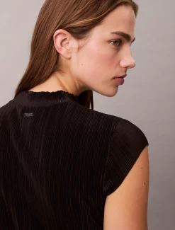 Calvin Klein Plissee-Midikleid^Damen Kleider & Röcke