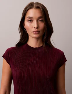 Calvin Klein Plissee-Midikleid^Damen Kleider & Röcke