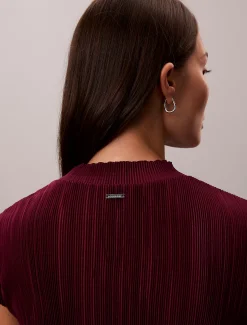 Calvin Klein Plissee-Midikleid^Damen Kleider & Röcke