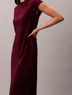 Calvin Klein Plissee-Midikleid^Damen Kleider & Röcke