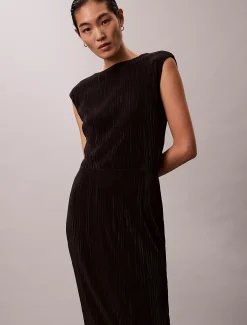 Calvin Klein Plissee-Midirock^Damen Kleider & Röcke