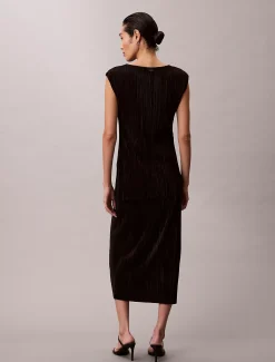 Calvin Klein Plissee-Midirock^Damen Kleider & Röcke