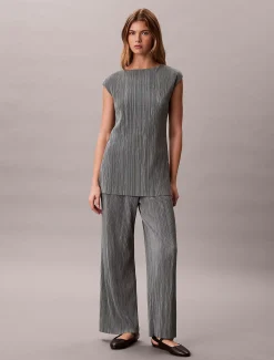 Calvin Klein Plissee-Tunika^Damen T-shirts & Tops