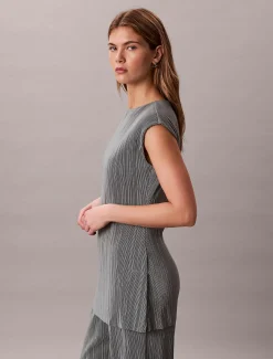 Calvin Klein Plissee-Tunika^Damen T-shirts & Tops