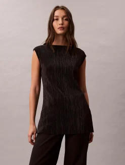 Calvin Klein Plissee-Tunika^Damen T-shirts & Tops