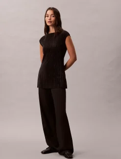 Calvin Klein Plissee-Tunika^Damen T-shirts & Tops