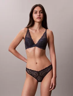 Calvin Klein Plunge-BH - Sensual Stretch Lace^Damen Dessous|Bhs & BralettesFrisch Eingetroffen