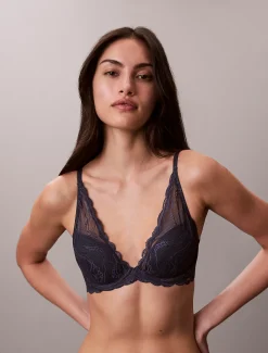 Calvin Klein Plunge-BH - Sensual Stretch Lace^Damen Dessous|Bhs & BralettesFrisch Eingetroffen