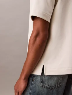 Calvin Klein Poloshirt aus Baumwoll-Frottee mit Logo^Herren Hemden & Poloshirts|Hoodies & Sweatshirts