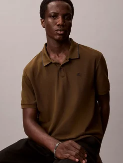 Calvin Klein Poloshirt aus Baumwoll-Piqué^Herren Hemden & Poloshirts