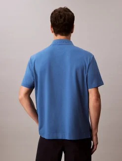 Calvin Klein Poloshirt aus Baumwoll-Piqué-Mix^Herren Hemden & Poloshirts
