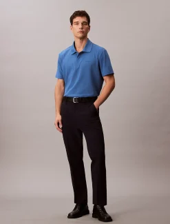 Calvin Klein Poloshirt aus Baumwoll-Piqué-Mix^Herren Hemden & Poloshirts
