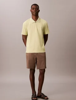 Calvin Klein Poloshirt aus Baumwoll-Piqué-Mix^Herren Hemden & Poloshirts