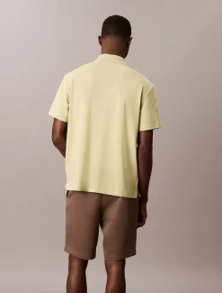 Calvin Klein Poloshirt aus Baumwoll-Piqué-Mix^Herren Hemden & Poloshirts