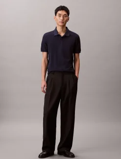 Calvin Klein Poloshirt aus Baumwoll-Piqué^Herren Hemden & Poloshirts