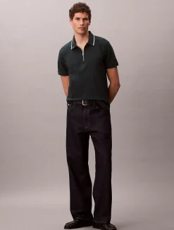 Calvin Klein Poloshirt aus Baumwoll-Piqué^Herren Hemden & Poloshirts