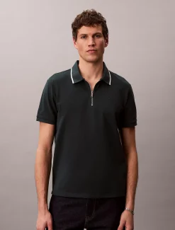 Calvin Klein Poloshirt aus Baumwoll-Piqué^Herren Hemden & Poloshirts